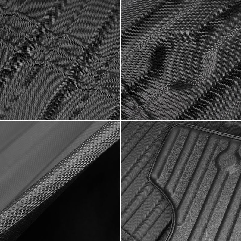 3D raised edge design on Toyota Tundra 2022-2025 5FT truck bed mat prevents spills and dirt seepage.
