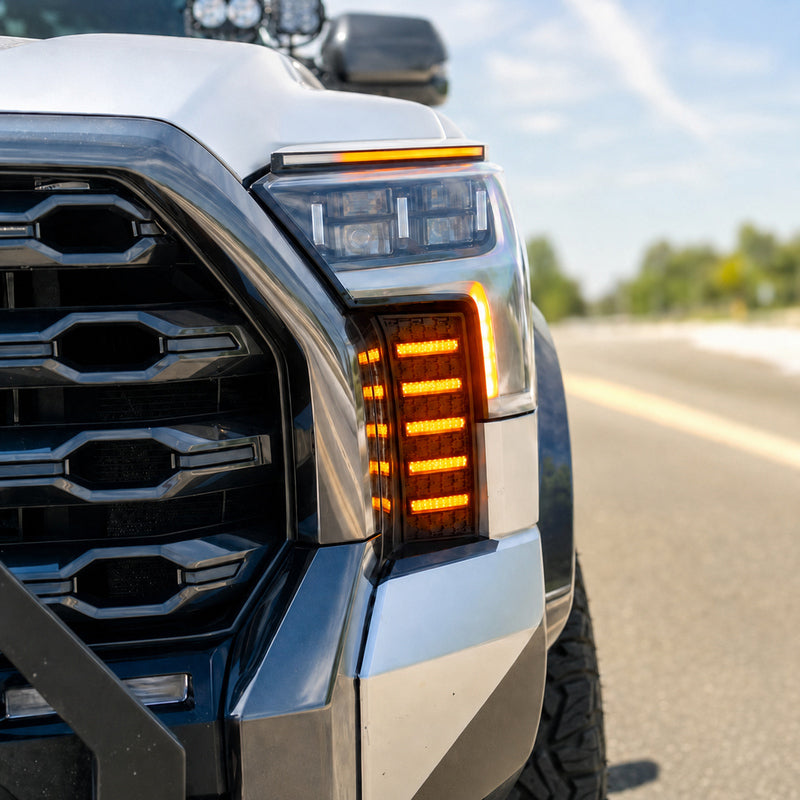 Front Fog Lights with DRL for 2022-2026 Toyota Tundra
