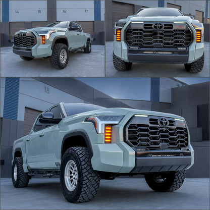Luces antiniebla delanteras con DRL para Toyota Tundra 2022-2024