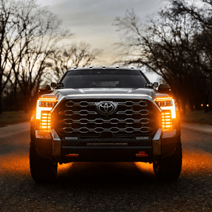 2025 tundra fog lights with amber lights