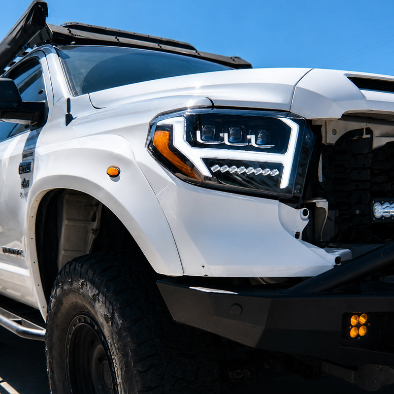 LED Projector Headlights for 2014-2021 Toyota Tundra – Startup Animation & Sequential Turn Signal