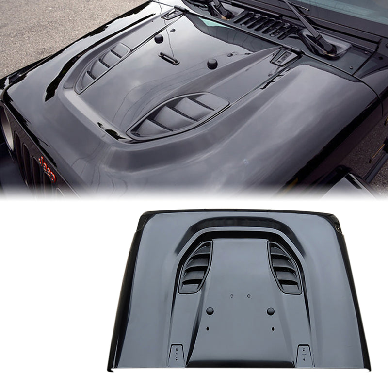 Hard Rock Series Steel Hood for 07-18 Jeep Wrangler