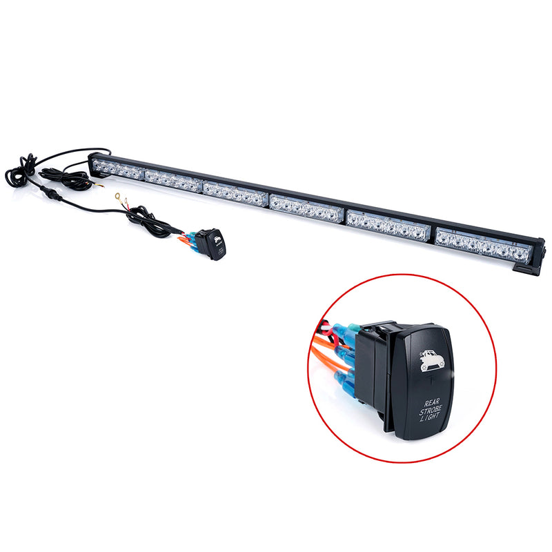 USA ONLY RZ Series 30" Offroad Rear Chase LED Strobe Light bar with Brake Reverse - RYBYR