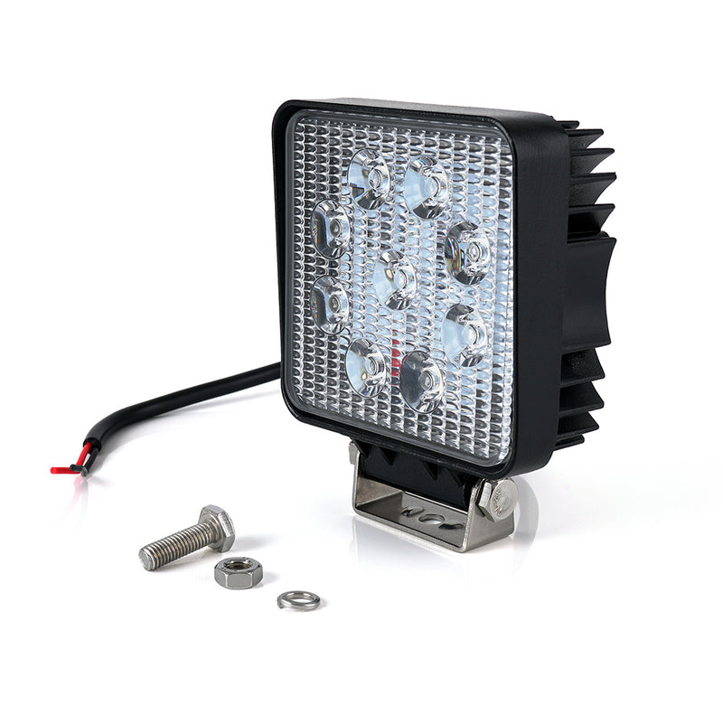 USA ONLY 60 Degree Flood Beam 4" 27W 4x4 Cube LED Offroad Light