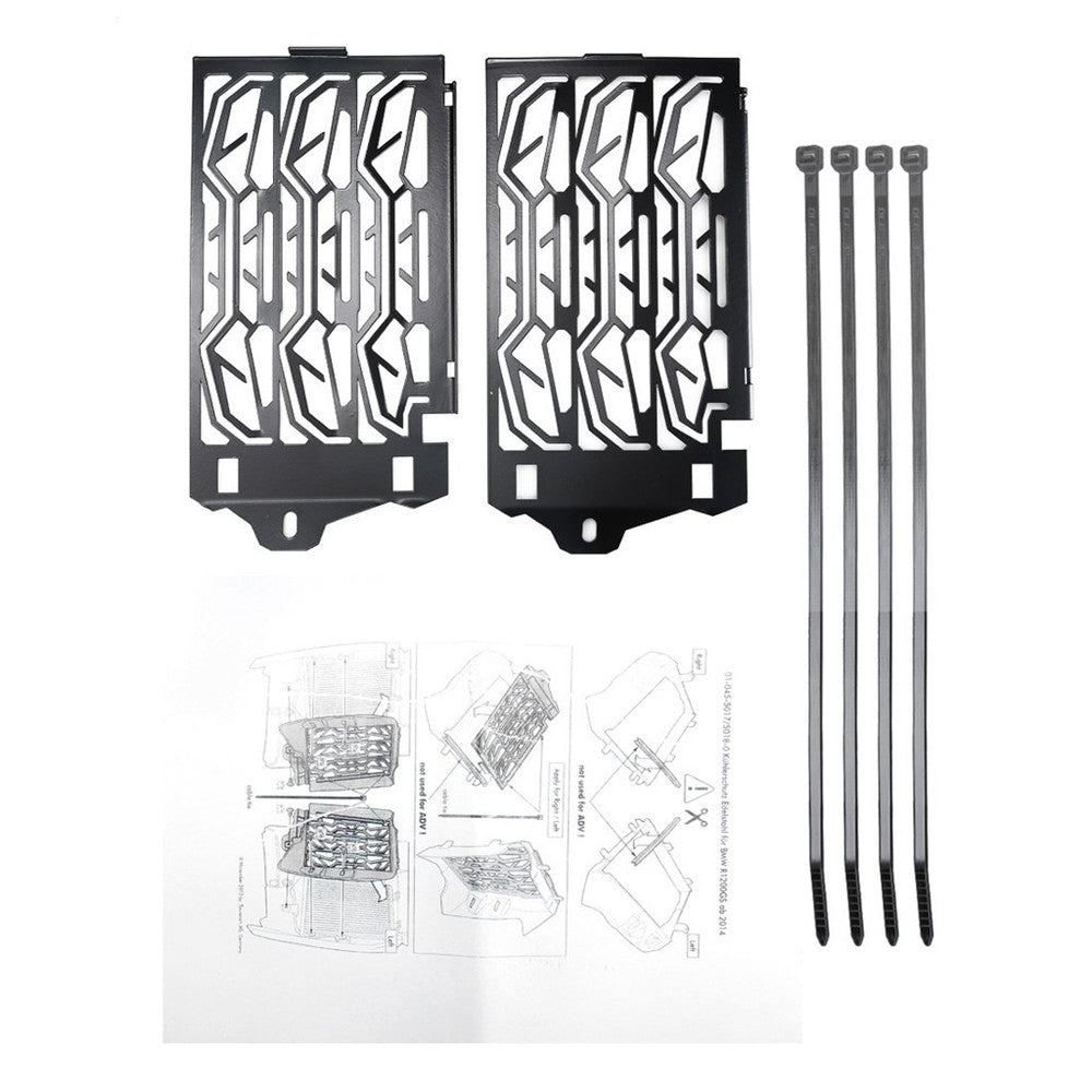 Stainless Steel Radiator Guards For BMW R1200GS / ADV