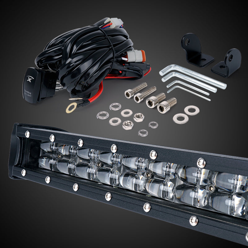 USA ONLY Aquatic Series 8" Double Row LED Light Bar with Blue Backlight