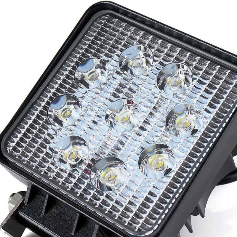 USA ONLY 60 Degree Flood Beam 4" 27W 4x4 Cube LED Offroad Light