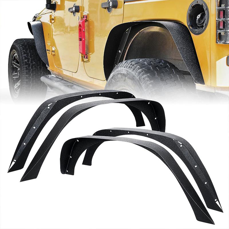 07-18 Jeep Wrangler JK Grind Series Steel Fender Flare Kit