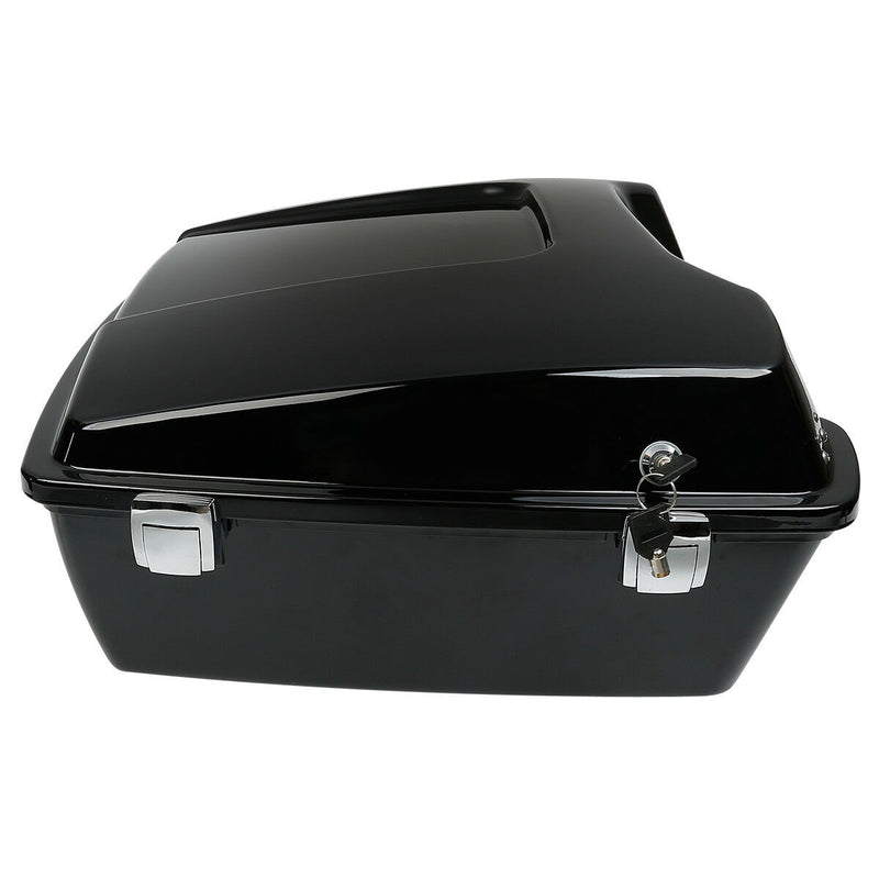 10.7" Chopped Pack Motorcycle Trunk Fit For Harley Tour Pak Touring Street Road Glide 97-13