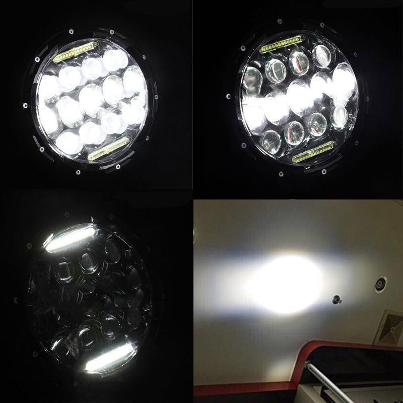 7" 75W Headlights with 4" 30W Fog Lights - LED Factory Mart