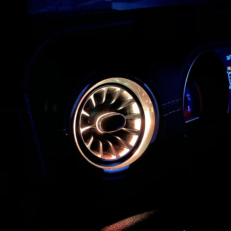 Turbo Air AC Vent W/ LED Ambient Atmosphere Lights for 2011-2018 Jeep Wrangler JK
