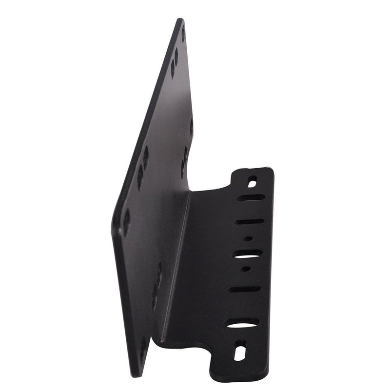 EU Edition License Plate Holder LED Light Bar Lamps Mount Bracket For Jeep Offroad SUV