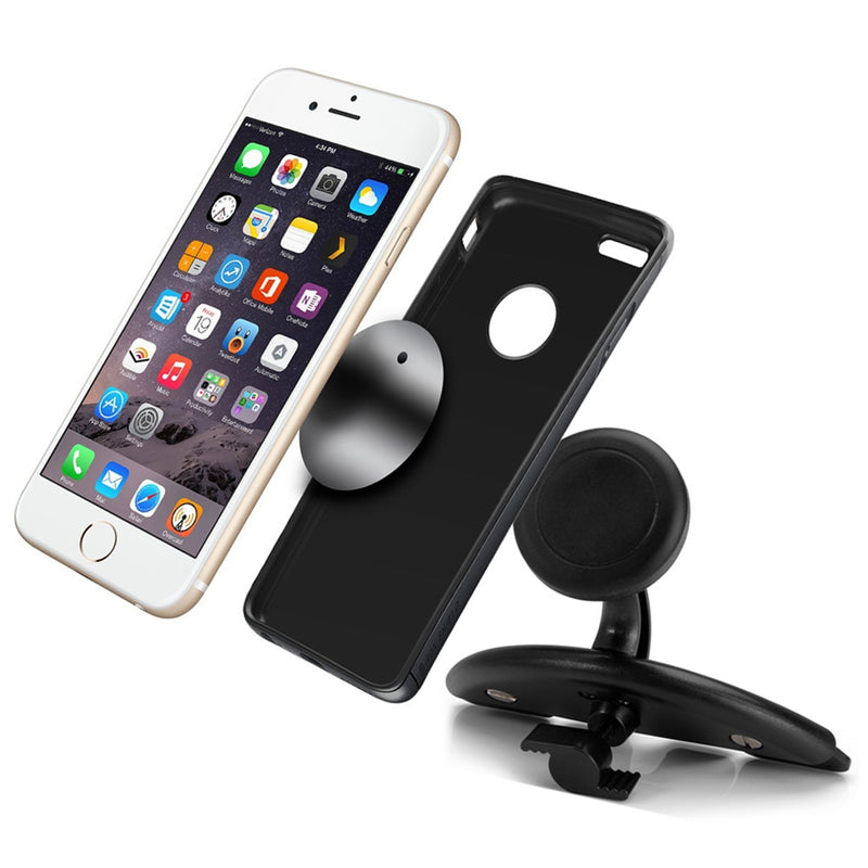 Excelvan Powerful Magnetic Suction Car CD Slot Mount Stand for Mobile Phone / Mini Tablets / GPS Devices