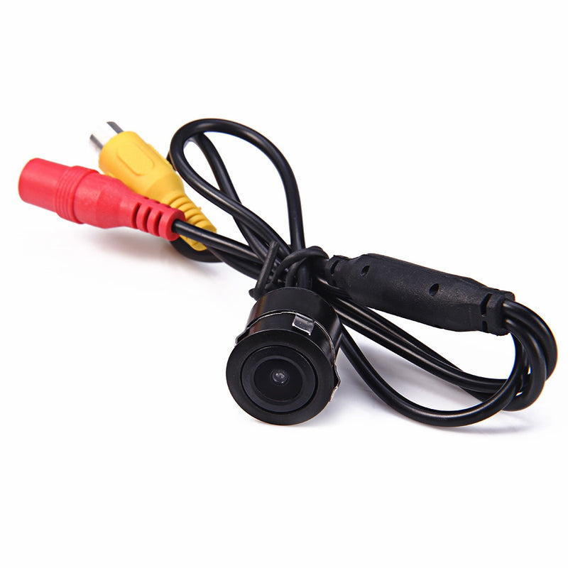 Mini Universal Fit Car Rear View Camera Waterproof Reverse Monitor with 18.5mm Hole Saw - 120 Degree - LED Factory Mart
