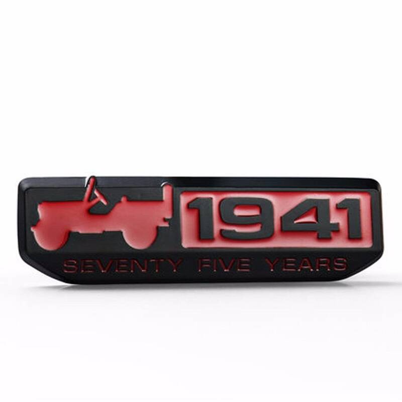 1941 Anniversary Metal Emblem For Jeep Wrangler