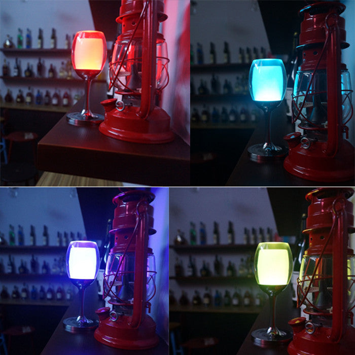 7 Models 3W LED Cup Light Rechargeable RGB Magic Crystal Wine Glass Lamp - LED Factory Mart - 10