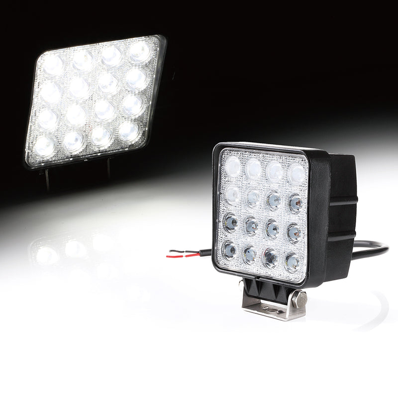 USA ONLY 4" 48W High Power LED 60 Degree Flood Beam Offroad Light