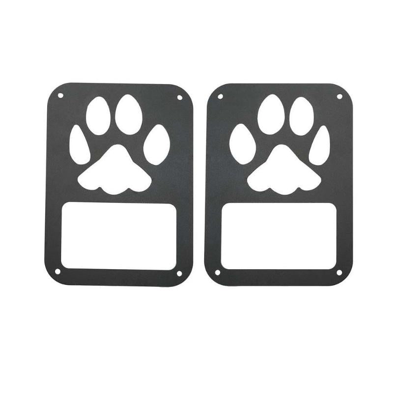 jeep Wrangler JK Claw Black Rear Taillight Cover