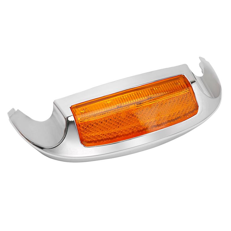 2009+ Harley Davidson LED Front Amber Fender Tip Tail Light 