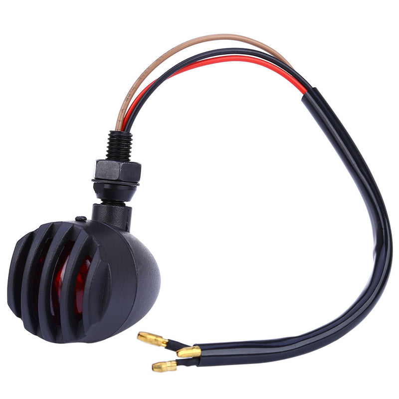 Paired 12V Retro Refit Motorcycle Bullet Turn Signal Light Indicator Lamp for Motorcycle - LED Factory Mart