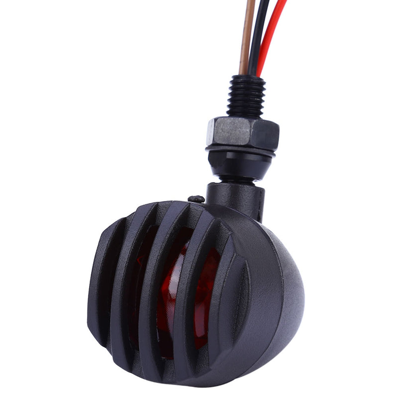 Paired 12V Retro Refit Motorcycle Bullet Turn Signal Light Indicator Lamp for Motorcycle - LED Factory Mart