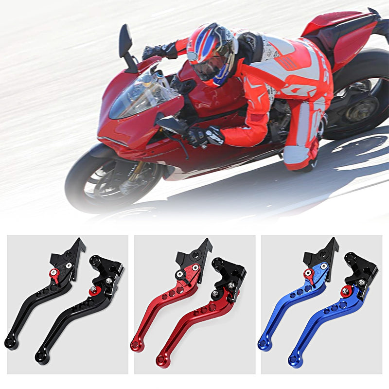 Motorcycle Aluminum Alloy CNC Adjustable Brake Clutch Levers - LED Factory Mart