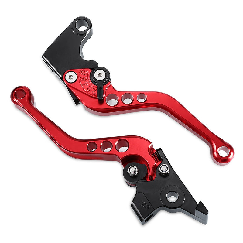 Motorcycle Aluminum Alloy CNC Adjustable Brake Clutch Levers - LED Factory Mart