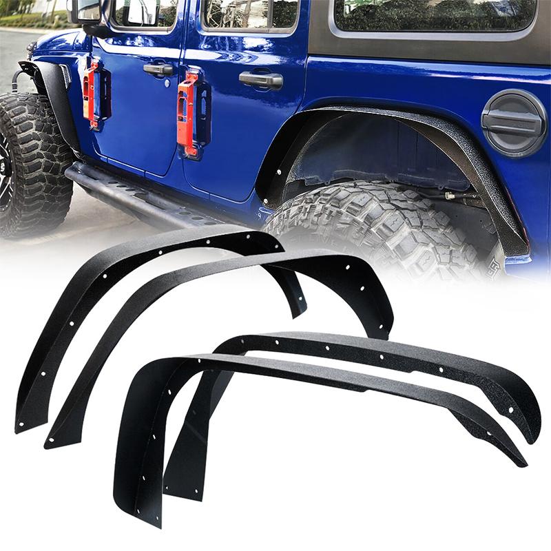 2018-2021 Jeep Wrangler JL Steel Fender Flare Kit