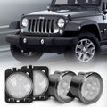 Front LED Turn Signals & Side Marker Lights Combo for 2007-2018 Jeep Wrangler JK