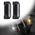 Motorcycle Highway LED Crash Bar Lights Switchback Driving Light For Touring Models - LED Factory Mart