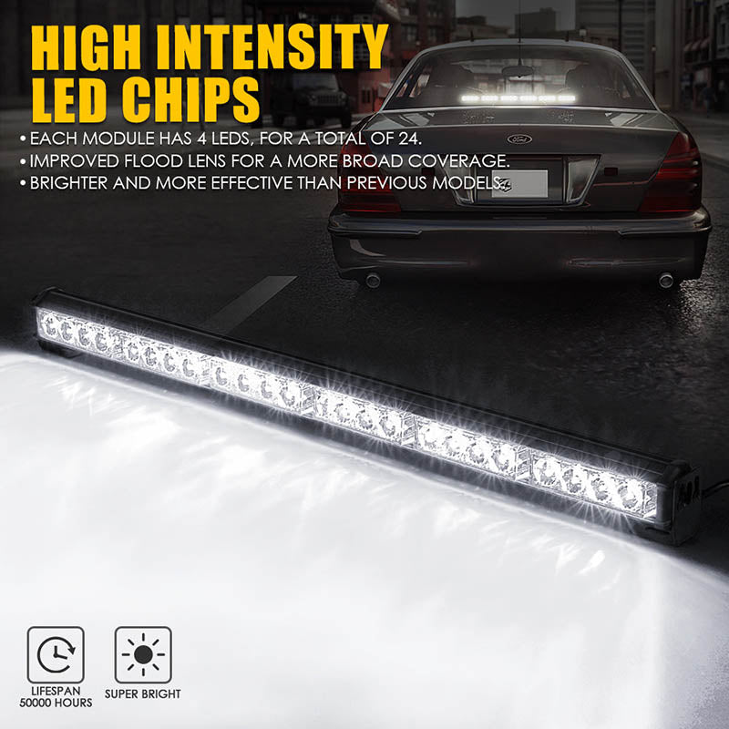 27" LED WHITE Traffic Light