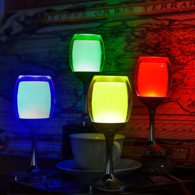7 Models 3W LED Cup Light Rechargeable RGB Magic Crystal Wine Glass Lamp - LED Factory Mart - 11