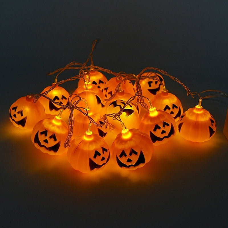 Mini Pumpkin LED String Lights For Halloween Decoration Party Bar - LED Factory Mart