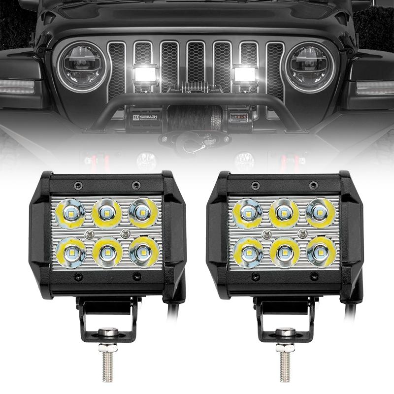 2x4 Inch Dual Rows LED Work Light Bar