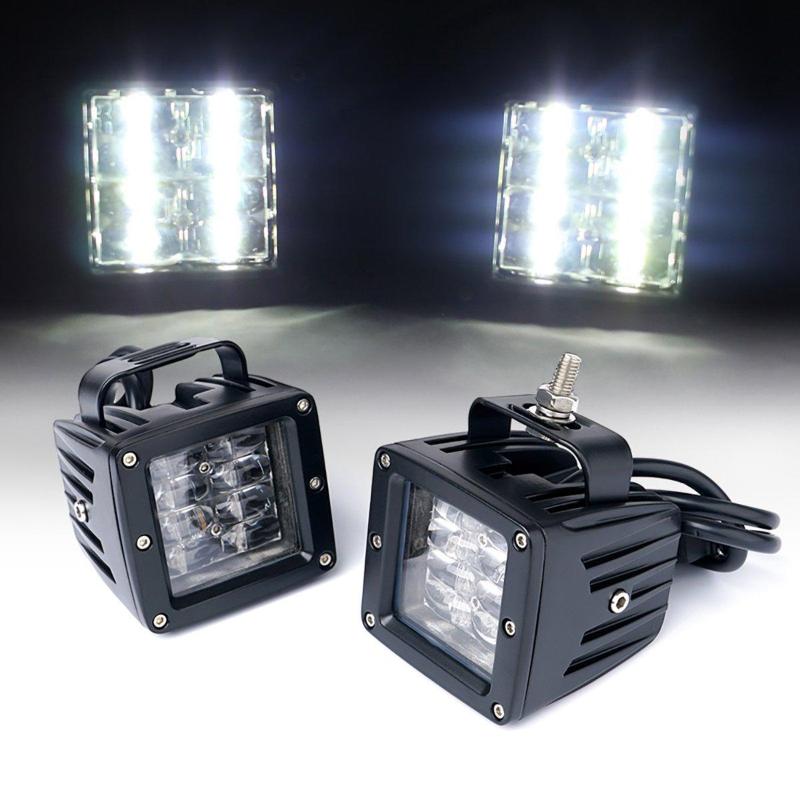 3 Inch LED Spot Light With Blue Backlight Wiring Harness