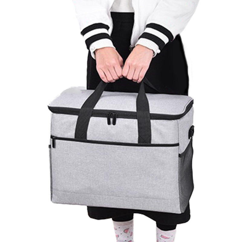 33L Portable Foldable Soft Sided Insulated Cooler Bag for Camping