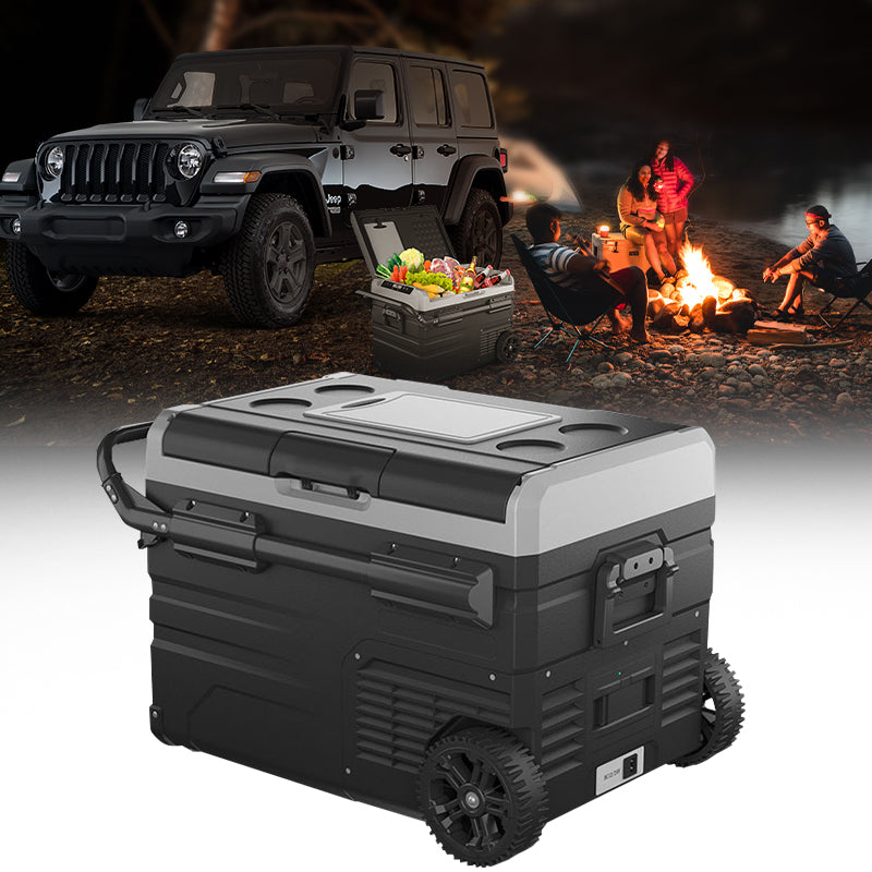 Portable Dual Zone Car APP Control Car Refrigerator Freezer 