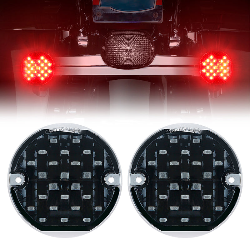 Motorcycle Rear Red Emark DOT LED Turn Signal Indicators