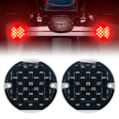 Motorcycle Rear Red Emark DOT LED Turn Signal Indicators