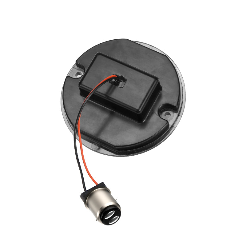 3-1/4" Rear Red Emark DOT LED Turn Signal Indicators For Motorcycle