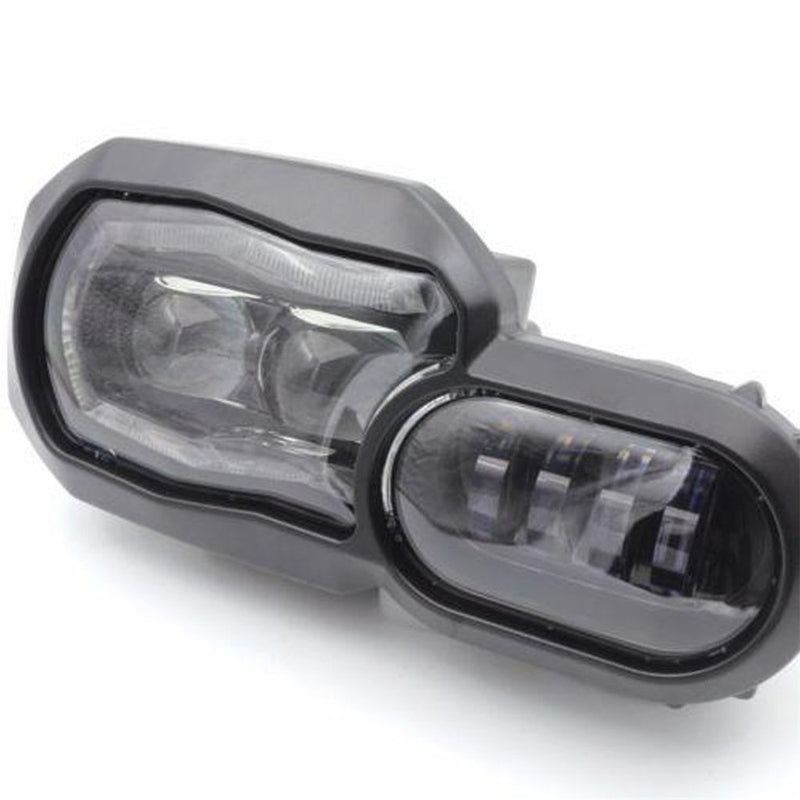 LED Replacement Headlight Assembly Kit w/ Angel Eyes DRL For BMW F800GS