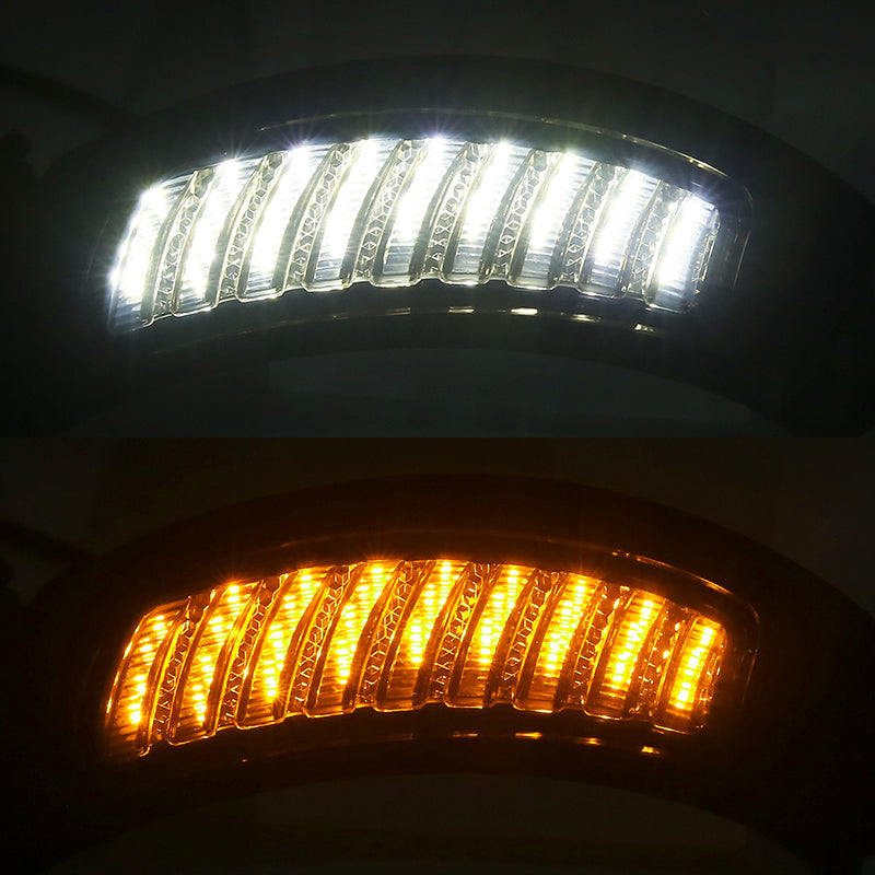 Amber/White LED Running Turn Signal Lights For Road Glide 2015-2023