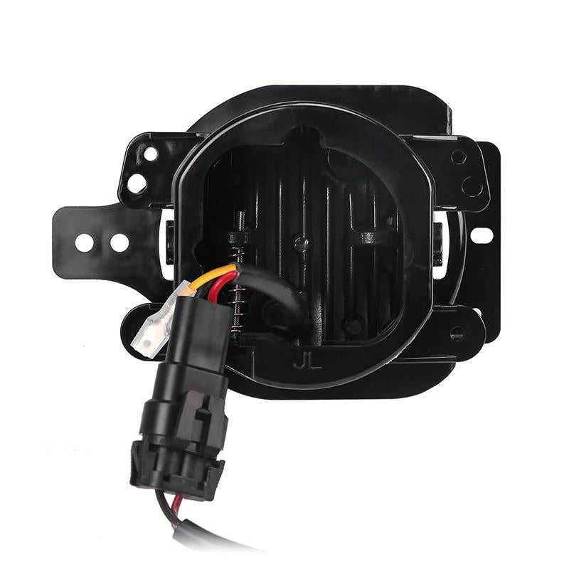 7 Inch LED RGB Headlight With Halo DRL + 9" Headlight Bracket + LED Halo Fog Light for 2018+ Jeep Wrangler JL And Jeep Gladiator JT