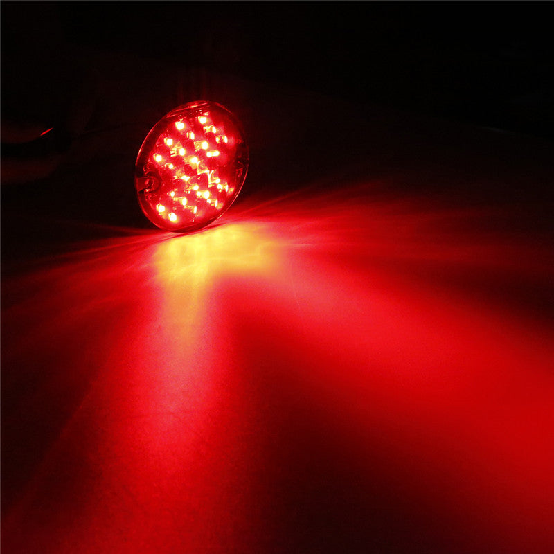 3-1/4" Rear Red Emark DOT LED Turn Signal Indicators For Motorcycle