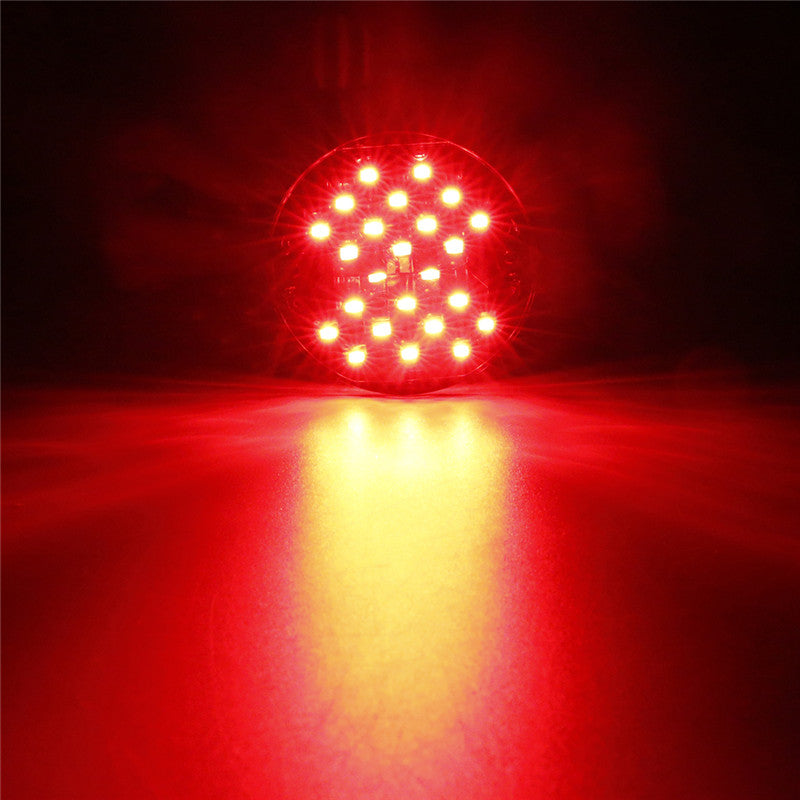 3-1/4" Rear Red Emark DOT LED Turn Signal Indicators For Motorcycle