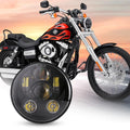 5 3/4 LED Motocycle Headlight With DRL For Harley Davidson