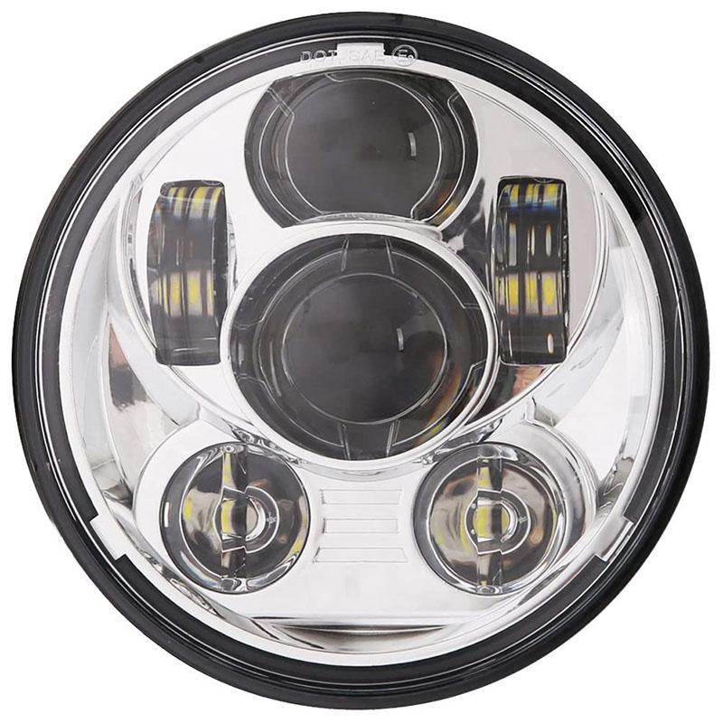 5 3/4 LED Motocycle Headlight With DRL For Harley Davidson