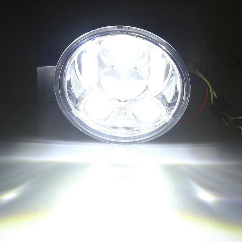 5 3/4 5.75 Inch LED Projection Headlight with Hi/Lo Beam for Harley  Davidson and Indian Motorcycle