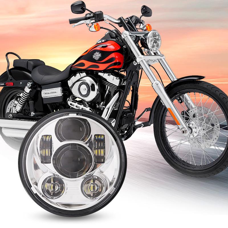 5 3/4 LED Motocycle Headlight With DRL For Harley Davidson