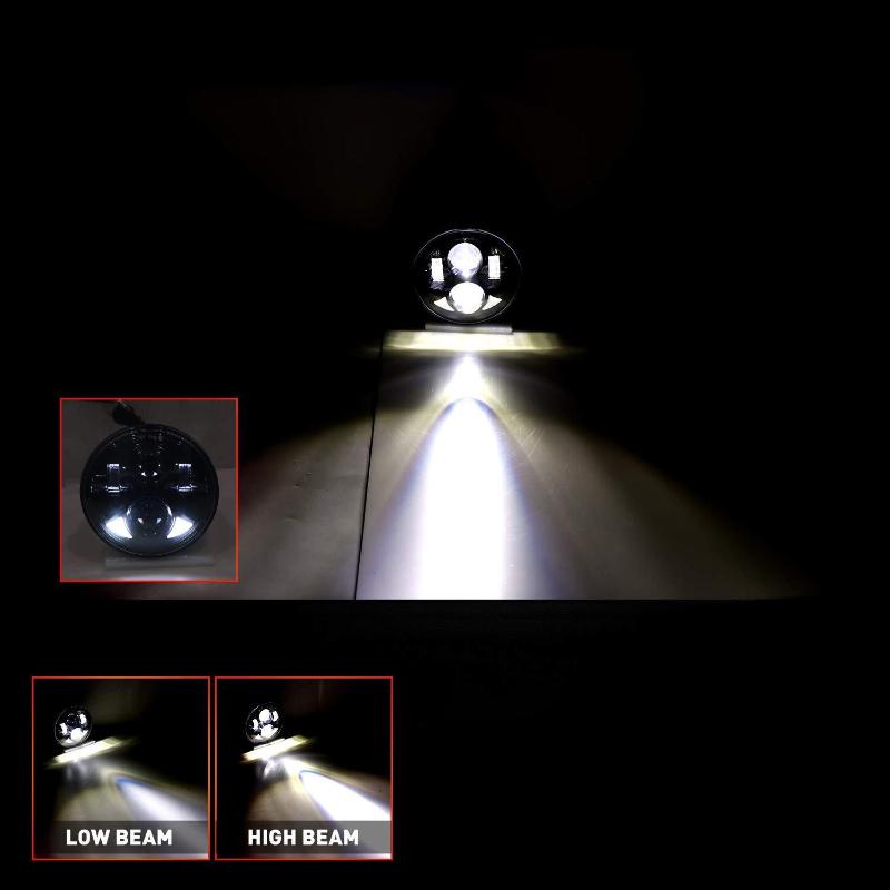 5 3/4 LED Motocycle Headlight With DRL For Harley Davidson